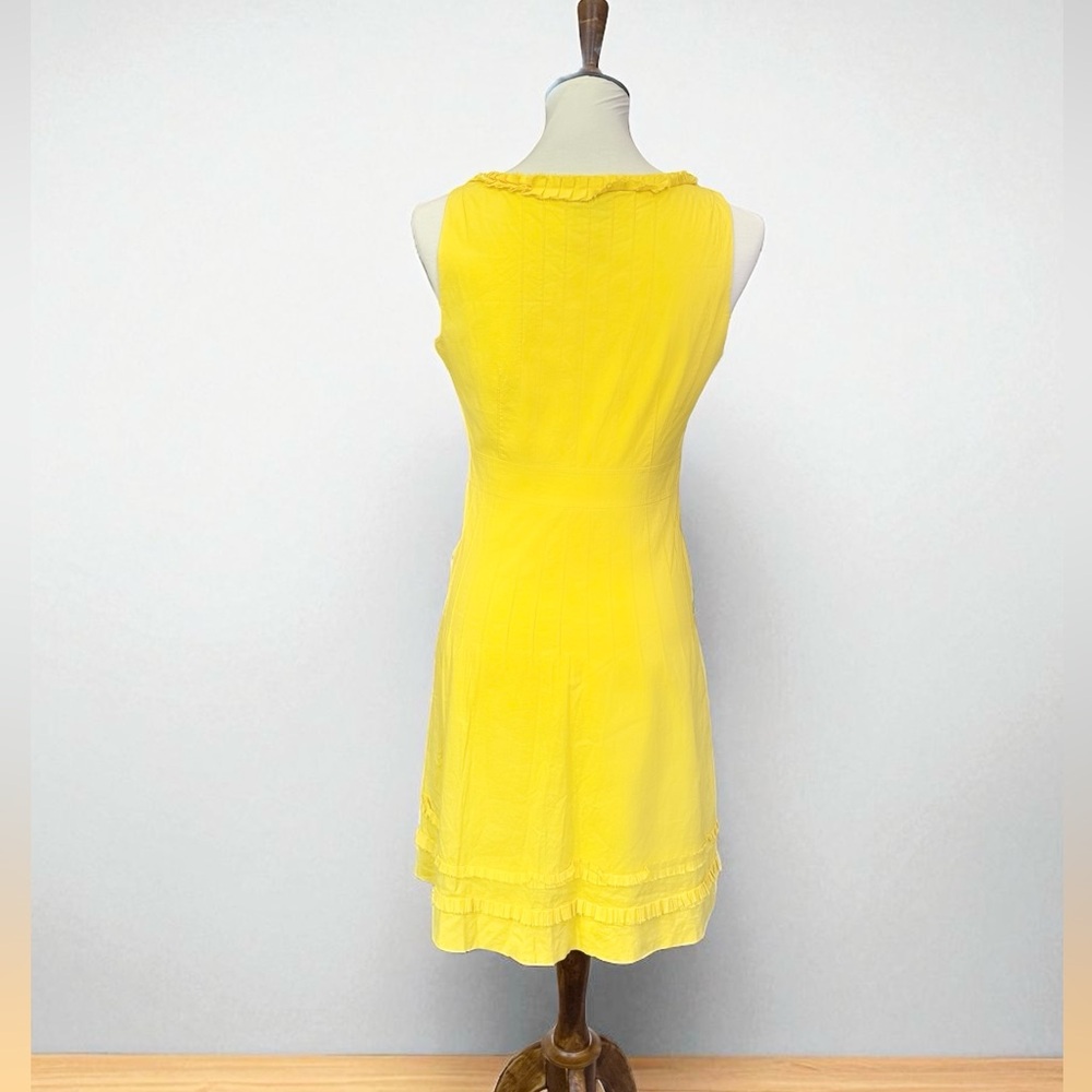 Tory Burch Yellow Sleeveless Dress Size 6 - Picture 2 of 2